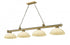 Z-Lite Cordon 4 Light Billiard in Brushed Nickel Finish Model: 2306-4BN-DMO14