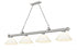 Z-Lite Cordon 4 Light Billiard in Brushed Nickel Finish Model: 2306-4BN-PGR