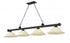 Z-Lite Cordon 4 Light Billiard in Brushed Nickel Finish Model: 2306-4BN-WM16