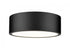 Z-Lite Coronado 1 Light Flush Mount in Brushed Nickel Finish Model: 1017F12-BN-LED