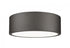 Z-Lite Coronado 1 Light Flush Mount in Brushed Nickel Finish Model: 1017F12-BN-LED