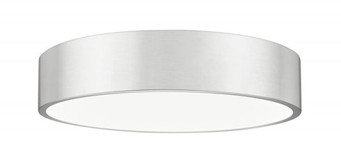 Z-Lite Coronado 1 Light Flush Mount in Brushed Nickel Finish Model: 1017F20-BN-LED