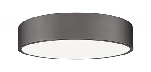 Z-Lite Coronado 1 Light Flush Mount in Brushed Nickel Finish Model: 1017F20-BN-LED