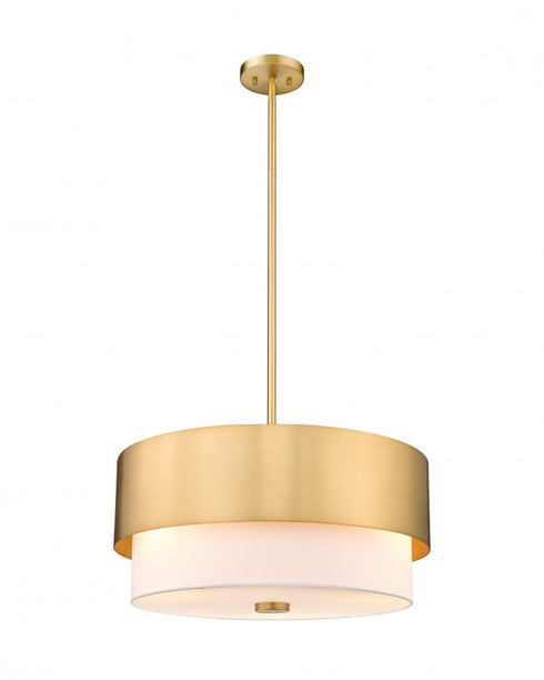 Z-Lite Counterpoint 3 Light Pendant in Matte Black Finish Model: 495P18-MB