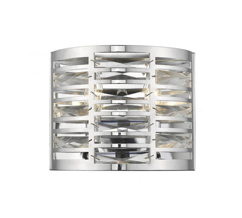 Z-Lite Cronise 2 Light Wall Sconce in Chrome Finish Model: 469-2S-CH