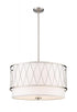 Z-Lite Dalton 4 Light Pendant in Brushed Nickel Finish Model: 198-24BN