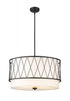Z-Lite Dalton 4 Light Pendant in Brushed Nickel Finish Model: 198-24BN