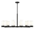 Z-Lite Danica 12 Light Chandelier in Matte Black Finish Model: 3044-12MB