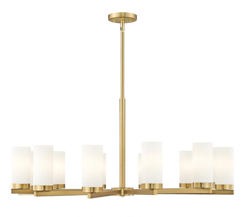 Z-Lite Danica 12 Light Chandelier in Matte Black Finish Model: 3044-12MB