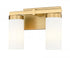 Z-Lite Danica 2 Light Vanity in Brushed Nickel Finish Model: 3044-2V-BN