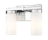 Z-Lite Danica 2 Light Vanity in Brushed Nickel Finish Model: 3044-2V-BN