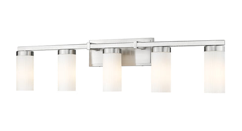 Z-Lite Danica 5 Light Vanity in Brushed Nickel Finish Model: 3044-5V-BN