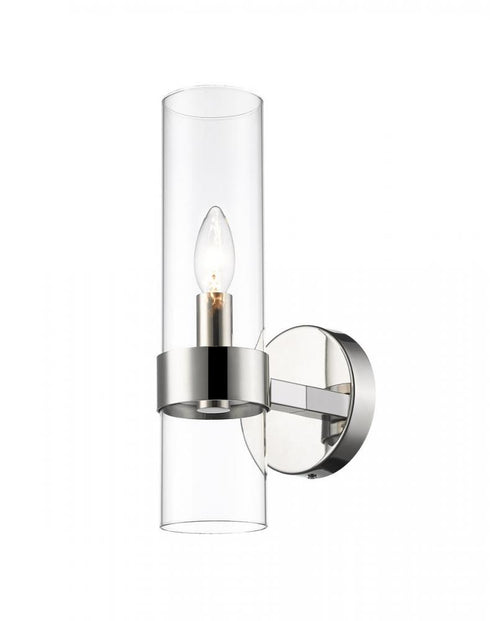 Z-Lite Datus 1 Light Wall Sconce in Matte Black Finish Model: 4008-1S-MB