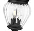 Z-Lite Davina 3 Light Outdoor Post Mounted Fixture in Black Finish Model: 5016PHMR-5009P120-BK