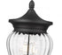 Z-Lite Davina 3 Light Outdoor Post Mounted Fixture in Black Finish Model: 5016PHMR-5009P96-BK