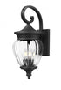 Z-Lite Davina 3 Light Outdoor Wall Light in Black Finish Model: 5016M-BK