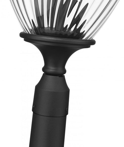 Z-Lite Davina 4 Light Outdoor Post Mounted Fixture in Black Finish Model: 5016PHBR-5009P96-BK