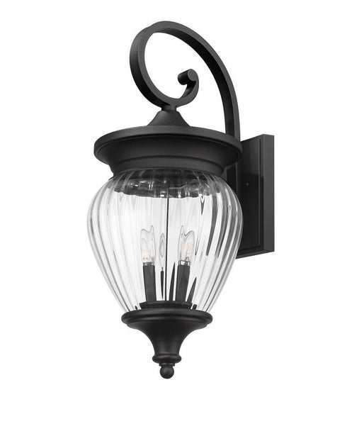 Z-Lite Davina 4 Light Outdoor Wall Light in Black Finish Model: 5016B-BK