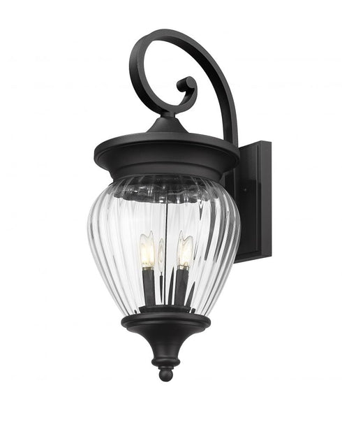 Z-Lite Davina 4 Light Outdoor Wall Light in Black Finish Model: 5016B-BK