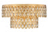 Z-Lite Dealey 12 Light Flush Mount in Heirloom Brass Finish Model: 822F24-HB