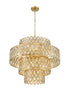 Z-Lite Dealey 13 Light Chandelier in Heirloom Brass Finish Model: 822P26-HB