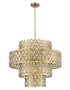 Z-Lite Dealey 13 Light Chandelier in Heirloom Brass Finish Model: 822P26-HB