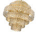 Z-Lite Dealey 17 Light Chandelier in Heirloom Brass Finish Model: 822P32-HB