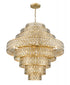 Z-Lite Dealey 25 Light Chandelier in Heirloom Brass Finish Model: 822P45-HB