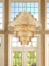 Z-Lite Dealey 25 Light Chandelier in Heirloom Brass Finish Model: 822P45-HB