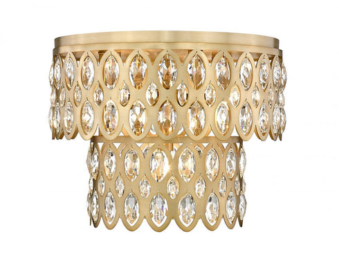 Z-Lite Dealey 5 Light Flush Mount in Heirloom Brass Finish Model: 822F15-HB
