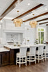 Z-Lite Dealey 5 Light Pendant in Heirloom Brass Finish Model: 822P15-HB