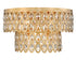 Z-Lite Dealey 9 Light Flush Mount in Heirloom Brass Finish Model: 822F20-HB