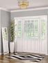 Z-Lite Dealey 9 Light Flush Mount in Heirloom Brass Finish Model: 822F20-HB