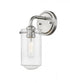 Z-Lite Delaney 1 Light Wall Sconce in Brushed Nickel Finish Model: 471-1S-BN