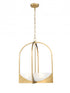 Z-Lite Devon 4 Light Pendant in Matte Black Finish Model: 1947-24MB