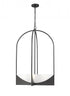 Z-Lite Devon 6 Light Chandelier in Matte Black Finish Model: 1947-38MB
