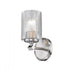 Z-Lite Dover Street 1 Light Wall Sconce in Brushed Nickel Finish Model: 1934-1S-BN