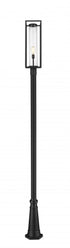 Z-Lite Dunbroch 1 Light Outdoor Post Mounted Fixture in Black Finish Model: 584PHBR-519P-BK