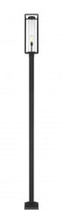 Z-Lite Dunbroch 1 Light Outdoor Post Mounted Fixture in Black Finish Model: 584PHBS-536P-BK