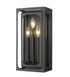 Z-Lite Easton 3 Light Wall Sconce in Matte Black Finish Model: 3038-3S-MB