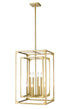 Z-Lite Easton 8 Light Chandelier in Matte Black Finish Model: 3038-8MB