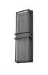 Z-Lite Eclipse 2 Light Outdoor Wall Light in Black Finish Model: 577B-BK-LED