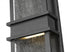 Z-Lite Eclipse 2 Light Outdoor Wall Light in Black Finish Model: 577M-BK-LED