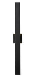 Z-Lite Edge 2 Light Outdoor Wall Light in Black Finish Model: 576M-2-BK-LED