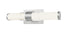 Z-Lite Egon 1 Light Vanity in Brushed Nickel Finish Model: 1015-18W-BN-LED