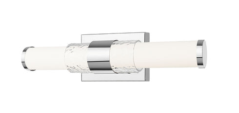 Z-Lite Egon 1 Light Vanity in Brushed Nickel Finish Model: 1015-18W-BN-LED