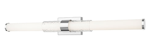 Z-Lite Egon 1 Light Vanity in Brushed Nickel Finish Model: 1015-40W-BN-LED