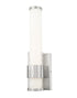 Z-Lite Egon 1 Light Wall Sconce in Brushed Nickel Finish Model: 1015-1S-BN-LED
