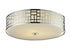 Z-Lite Elea 3 Light Flush Mount in Chrome Finish Model: 328F20-CH