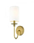 Z-Lite Ella 1 Light Wall Sconce in Brushed Nickel Finish Model: 809-1S-BN